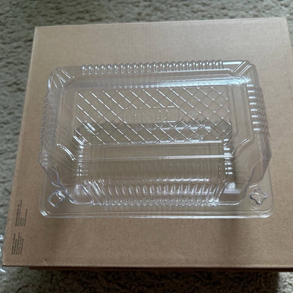 Clear Plastic Food Container, 69 pieces